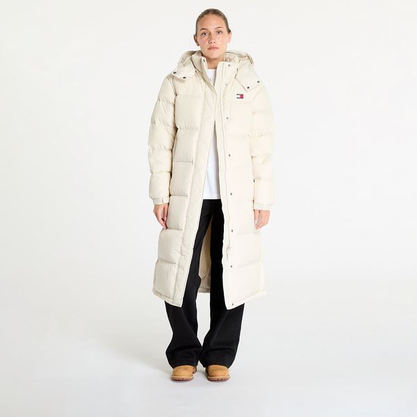 Tommy Hilfiger Jakna Tommy Jeans Alaska Long Puffer Jacket Beige L