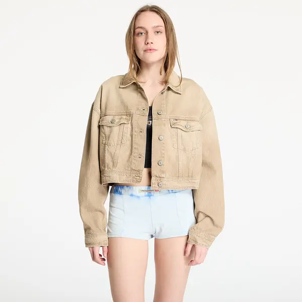 Tommy Hilfiger Jakna Tommy Jeans Oversized Crop Trucker Jacket Denim M
