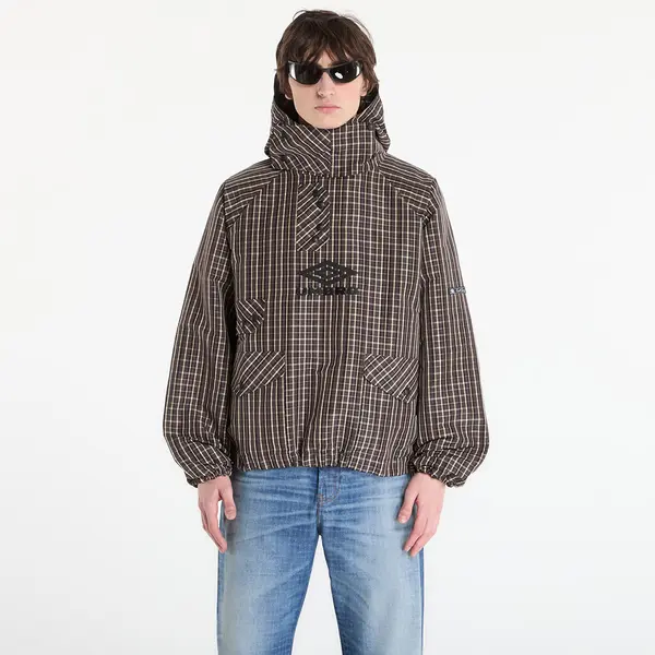 Umbro Jakna Umbro by SlamJam Check Smock Anorak Beige/ Dark Brown M