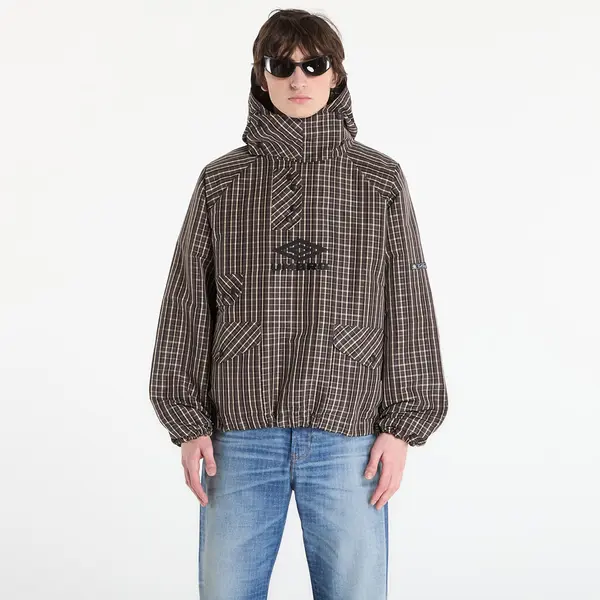 Umbro Jakna Umbro by SlamJam Check Smock Anorak Beige/ Dark Brown S