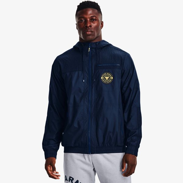 Under Armour Jakna Under Armour Project Rock Q1 Woven Layer Academy/ Field Yellow/ White S