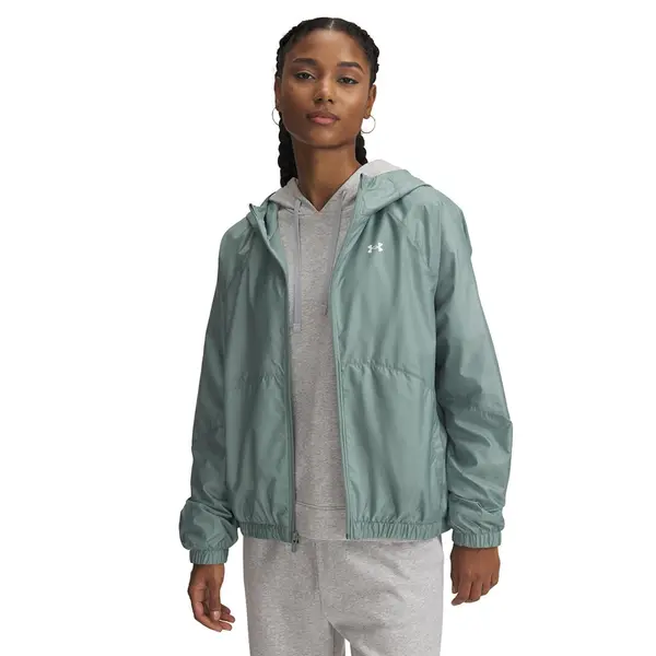 Under Armour Jakna Under Armour Rival Sport Windbreak Jacket Silica Green/ White XS