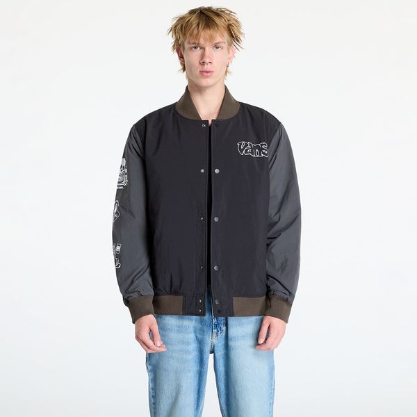 Vans Jakna Vans Crazy Eddy Baseball Jacket Black/ Asphalt M