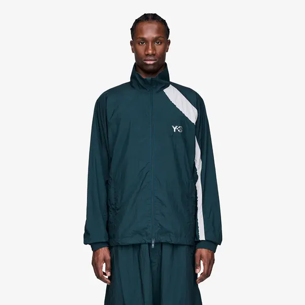 Y-3 Jakna Y-3 Raw Edge 3 Stripes Nylon Shell Jacket Aurora Ivy S