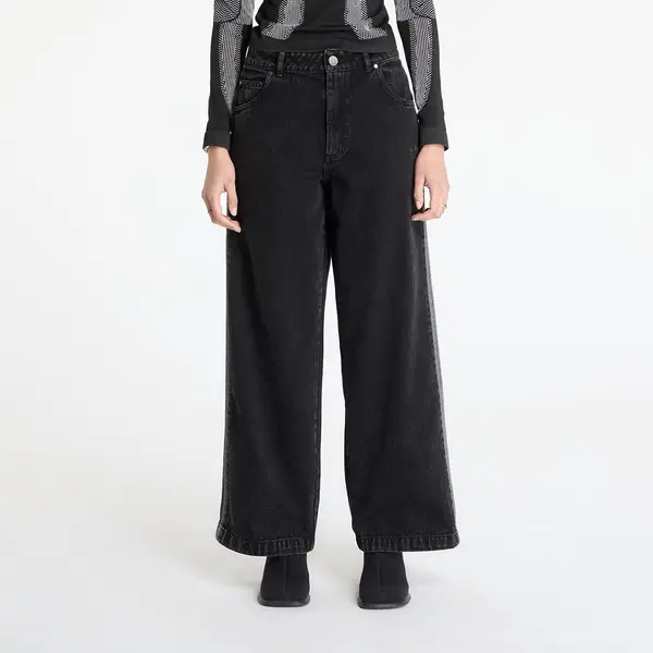 adidas Originals Jeansice adidas Adicolor Denim 3-Stripes Track Pants Black 29/32