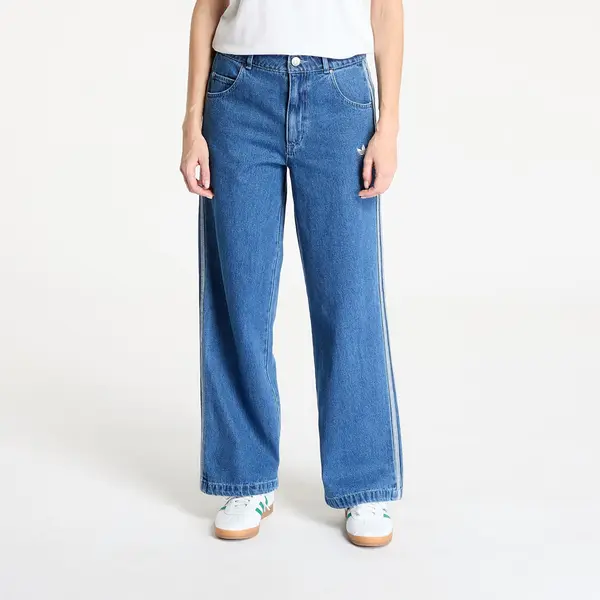adidas Originals Jeansice adidas Adicolor Denim 3 Stripes Track Pants Indigo Denim 29/30