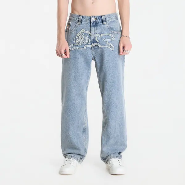 Billionaire Boys Club Icecream Jeansice Billionaire Boys Club Icecream Applique Running Dog Double Scoop Denim Pants Light Wash Blue 36