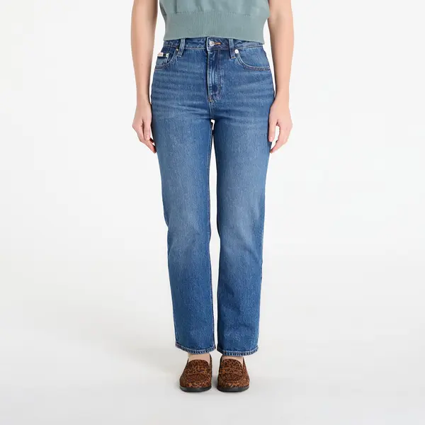 Calvin Klein Jeansice Calvin Klein Jeans High Rise Straight Short Jeans Blue 24