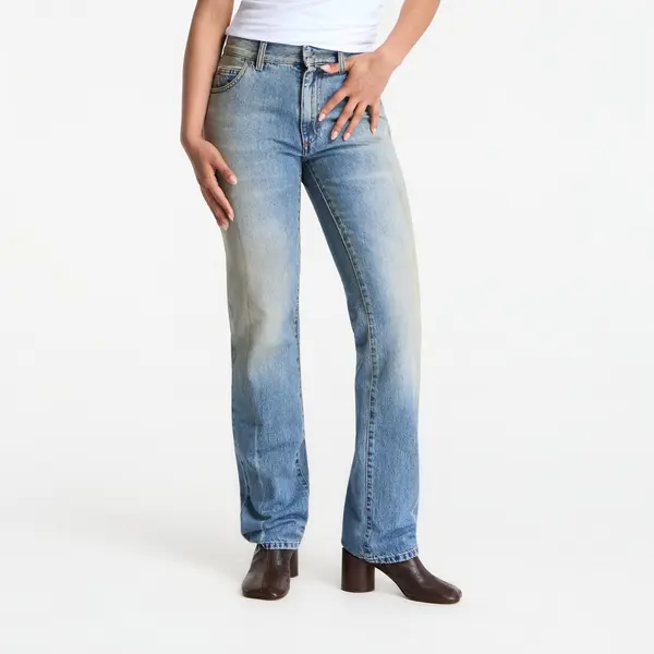 MM6 Jeansice MM6 Straight-Leg Jeans Medium Blue 30