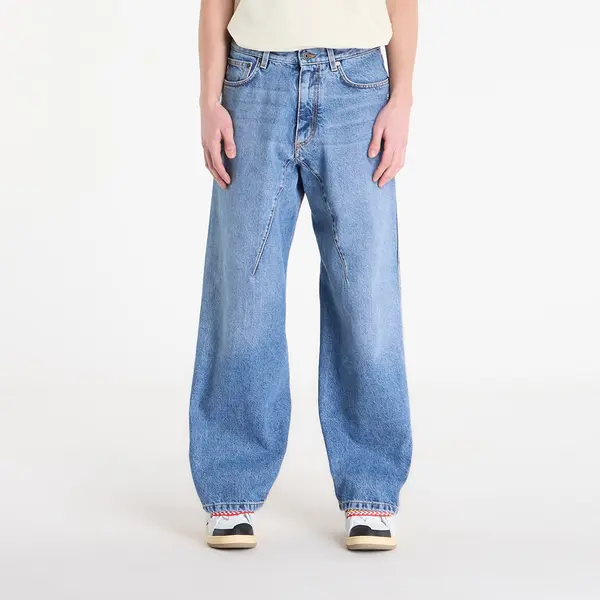 Off-White Jeansice Off-White Half Arrow Twisted Flare Jeans Light Medium Blue 33
