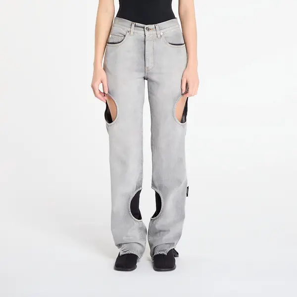 Off-White Jeansice Off-White Meteor Denim Pants Bleach Black/ No Color 29