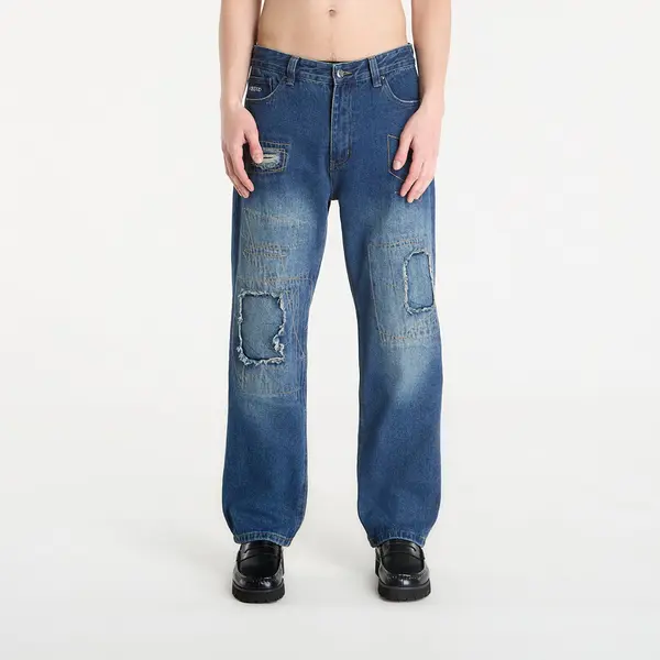 Wasted Paris Jeansice Wasted Paris M Ripped Manc Faded Washed Blue 32