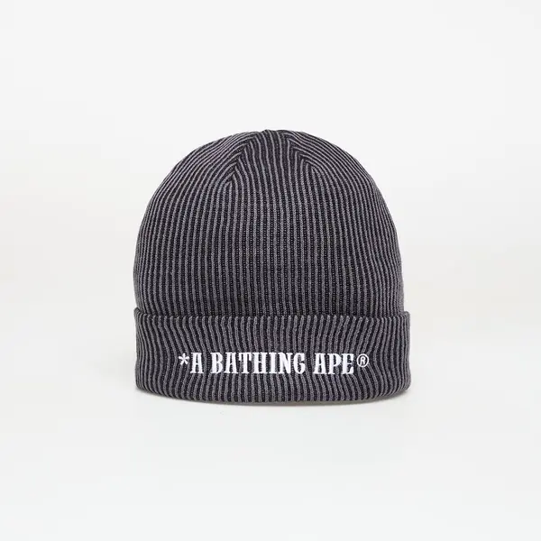 A BATHING APE Kapa A BATHING APE A Bathing Ape Knit Cap Black Universal