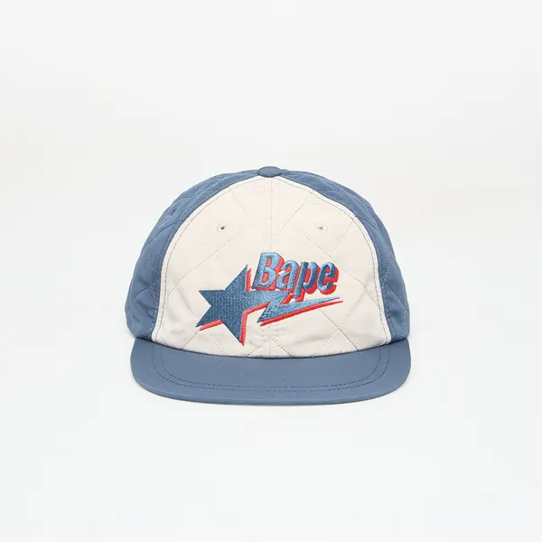 A BATHING APE Kapa A BATHING APE Bape Sta Logo Quilting Cap Navy Universal