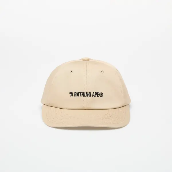 A BATHING APE Kapa A BATHING APE Logo Cap Beige Universal