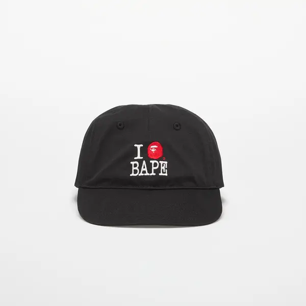 A BATHING APE Kapa A BATHING APE Logo Cotton Twill Cap Black Universal