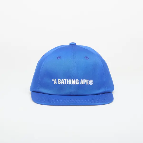 A BATHING APE Kapa A BATHING APE Logo Panel Cap Blue UNISEX Universal