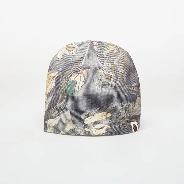 A BATHING APE Kapa A BATHING APE Tree Edge Camo Knit Cap Brown Universal