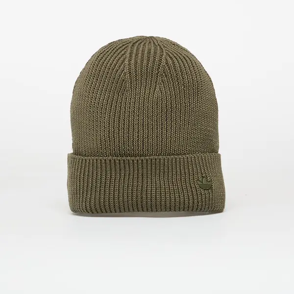 adidas Originals Kapa adidas Everyday Icons Beanie With Tonal Metal Trefoil Olive Strata S