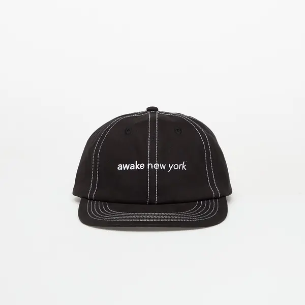 Awake NY Kapa Awake NY Awake Ny Contrast Stitch 6 Panel Hat Black Universal