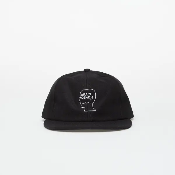 Brain Dead Kapa Brain Dead Flannel Classic Logohead 6 Panel Hat Black Universal