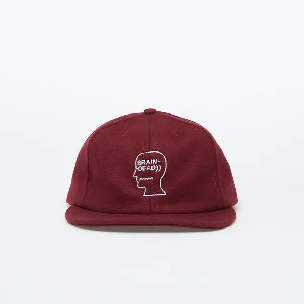 Brain Dead Kapa Brain Dead Flannel Classic Logohead 6 Panel Hat Burg Universal