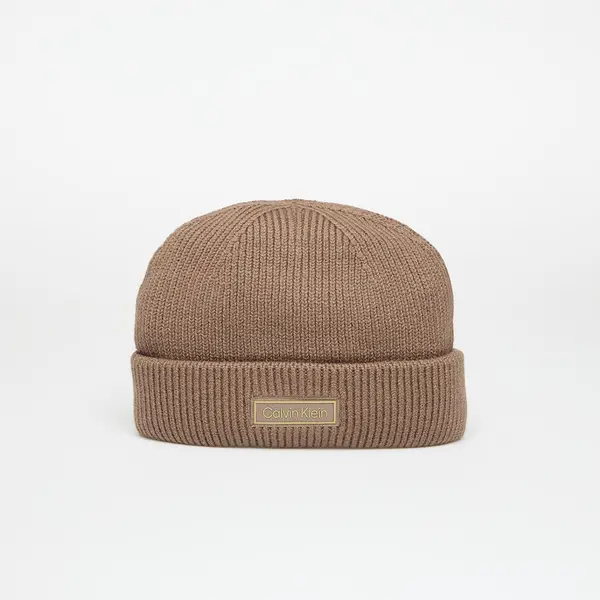 Calvin Klein Kapa Calvin Klein Patch Chunky Rib Doc Hat Brown Universal