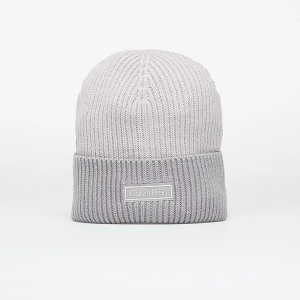 Calvin Klein Kapa Calvin Klein Patch Wool Chunky Hat Grey Universal