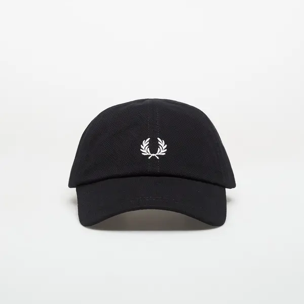 FRED PERRY Kapa FRED PERRY Pique Classic Cap Black/ Snowwhite Universal