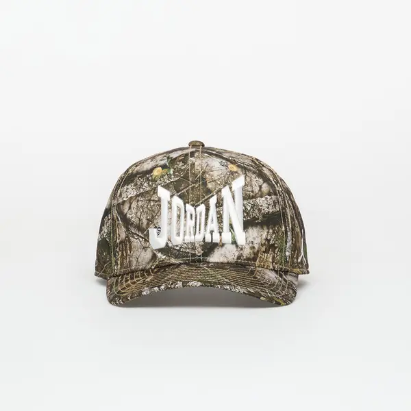 Jordan Kapa Jordan Brooklyn Rise Cap Adjustable Realtree Hat White/ Sail M/L