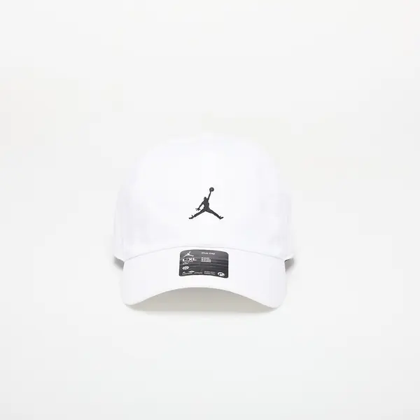 Jordan Kapa Jordan Club Unstructured Curved-Bill Hat White/ Black M/L
