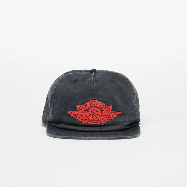 Jordan Kapa Jordan Pro Rare Air Unstructured Hat Black/ Chile Red S/M