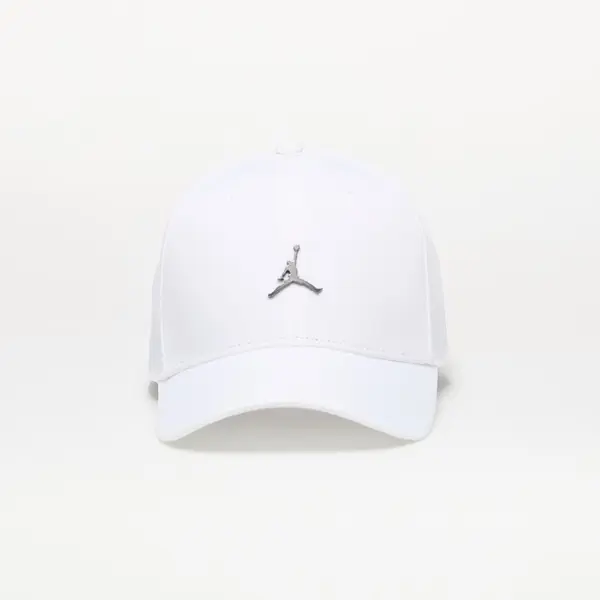 Jordan Kapa Jordan Rise Structured Metal Jumpman Hat White/ R511 M/L