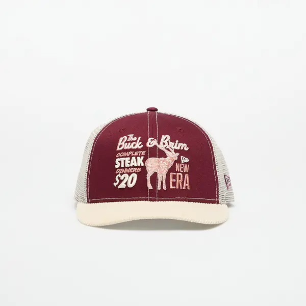New Era Kapa New Era 9FIFTY Trucker Cord Cap Frosted Burgundy/ Stn M/L