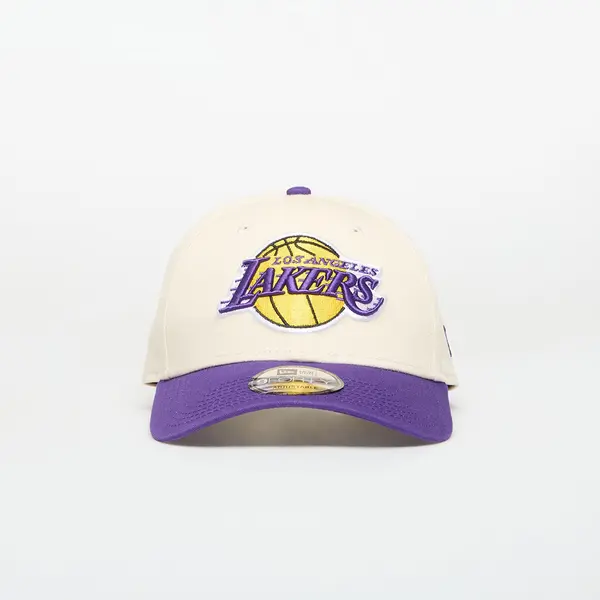 New Era Kapa New Era 9FORTY Los Angeles Lakers NBA Colourblock Light Cream/ Official Team Color Universal