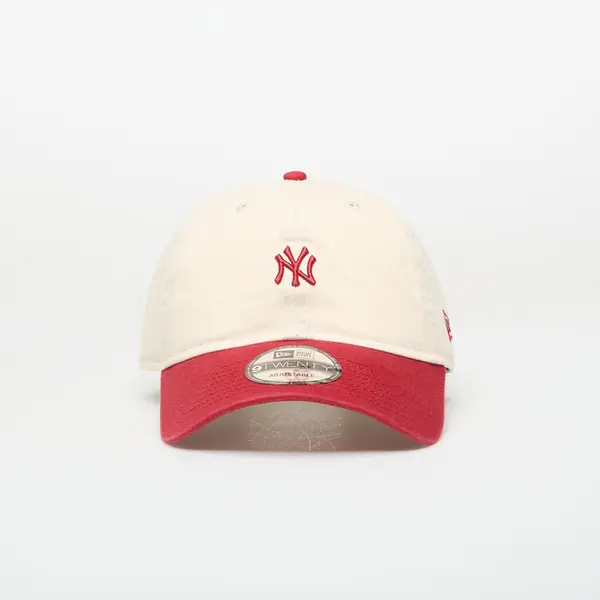New Era Kapa New Era 9TWENTY New York Yankees MLB Mini Logo Light Cream/ Pinot Red Universal