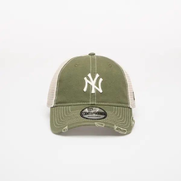 New Era Kapa New Era 9TWENTY Trucker MLB Cotton Canv New York Yankees New Olive Universal