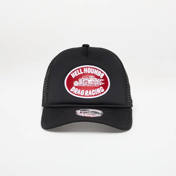 New Era Kapa New Era Graphic Patch 9FORTY A-Frame Trucker Adjustable Cap Black Universal
