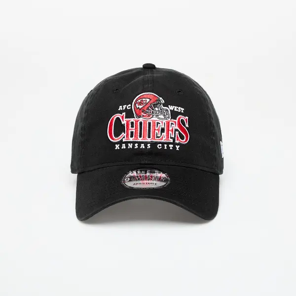 New Era Kapa New Era Kansas City Chiefs Helmet 9TWENTY Adjustable Cap Black Universal