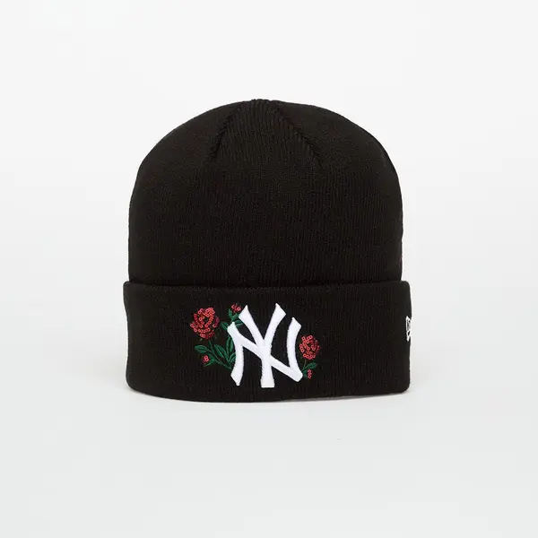 New Era Kapa New Era Knit Medium Wmns MLB Sequin Rose New York Yankees Beanie Black Universal