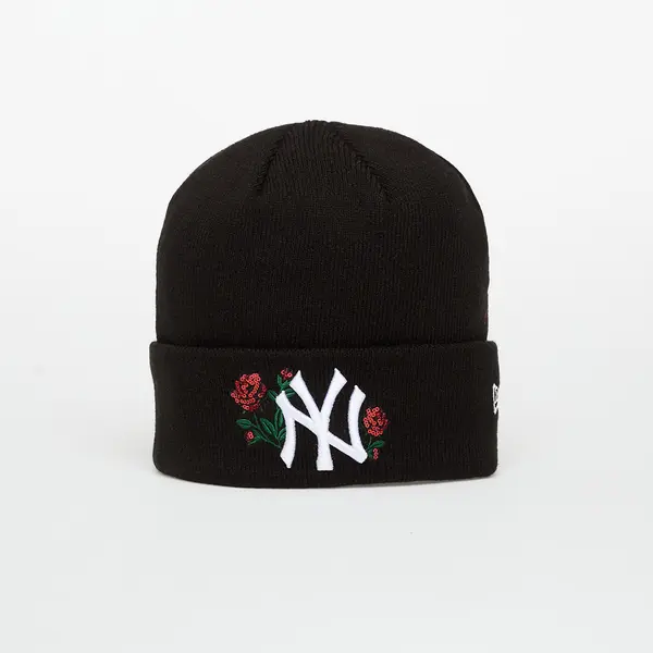 New Era Kapa New Era Knit Medium Wmns MLB Sequin Rose New York Yankees Beanie Black Universal