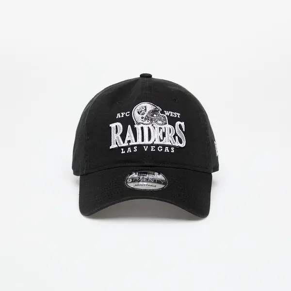 New Era Kapa New Era Las Vegas Raiders Helmet 9TWENTY Adjustable Cap Black Universal