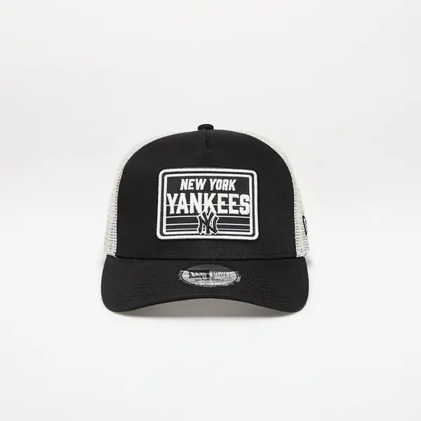 New Era Kapa New Era New York Yankees MLB Patch 9FORTY A-Frame Trucker Adjustable Cap Black Universal