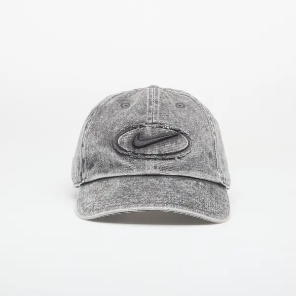Nike Kapa Nike Club Unstructured Denim Patch Cap Anthracite/ Anthracite L/XL