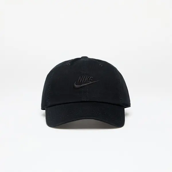 Nike Kapa Nike Club Unstructured Futura Wash Cap Black/ Black S/M