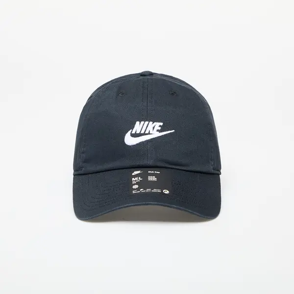 Nike Kapa Nike Club Unstructured Futura Wash Cap Black/ White L/XL
