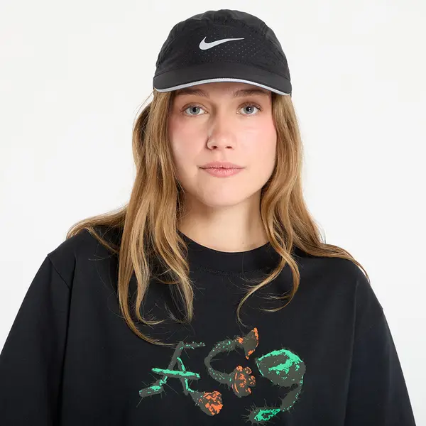 Nike Kapa Nike Dri-FIT ADV Fly Unstructured Reflective Cap Black/ Anthracite/ Reflective Silv S/M