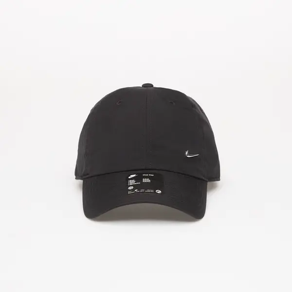 Nike Kapa Nike Dri-FIT Club Unstructured Metal Swoosh Cap Black/ Metallic Silver Universal