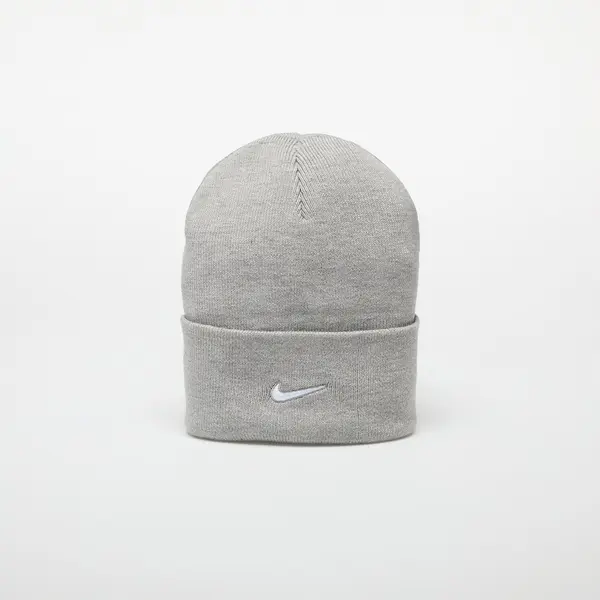 Nike Kapa Nike Peak Swoosh Beanie Dk Grey Heather/ White Universal