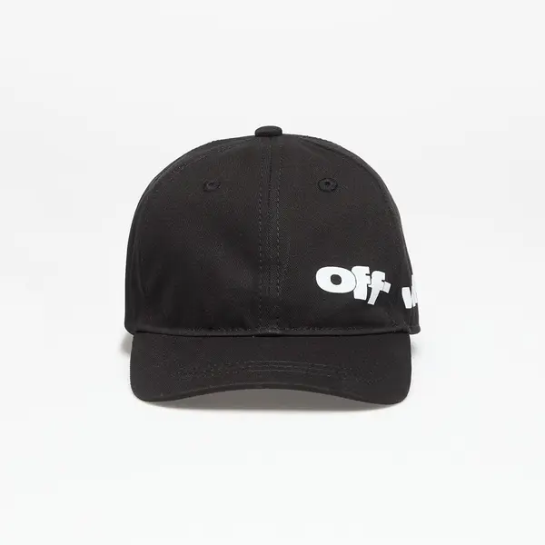 OFF-WHITE KIDS Kapa Off-White Kids Type Graphic Baseball Cap Black/ White II